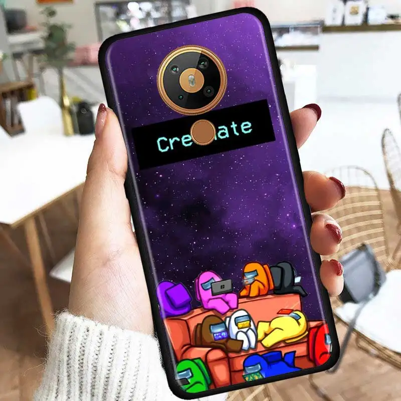 

Silicone Phone Case For Nokia 2.2 2.3 3.2 4.2 6.2 7.2 1.3 5.3 8.3 5G 2.4 3.4 C3 C5 C2 Back Cover Coque Funda Among Us Housing