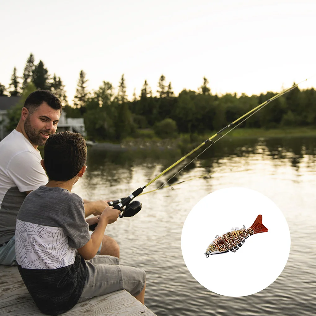 

10cm 15.5g Sinking Wobblers Fishing Lures Jointed Crankbait Swimbait 6 Segment Hard Artificial Bait For Fishing Tackle Lure