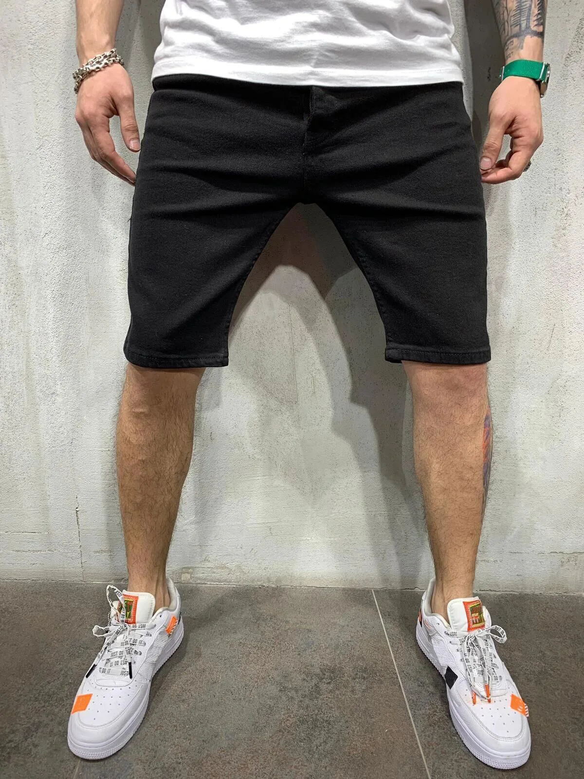 

2021 Brand New New Men shorts Jeans Short Pants Destroyed Skinny jeans Ripped Pant Frayed Denim size S-3XL Wholesale