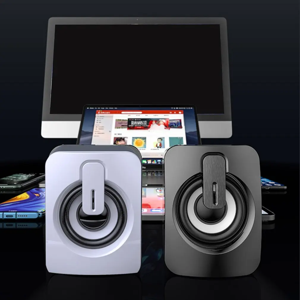 

Mini Computer Speaker USB Wired Speakers 3D Stereo Sound Surround Loudspeaker For PC Laptop Notebook Not Bluetooth Loudspeakers