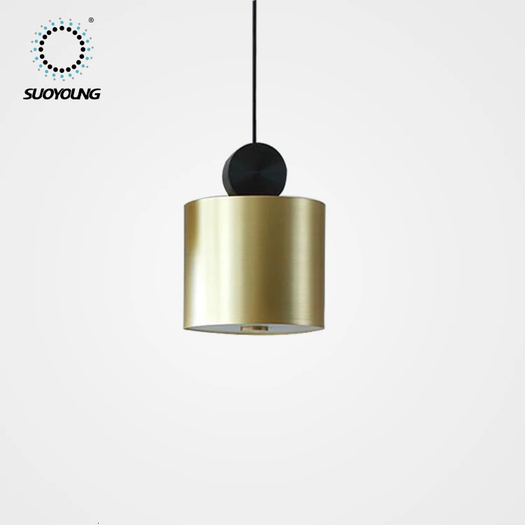 Светодиодный домашний Обеденная подвесной светильник золотой Цвет ресторан ing