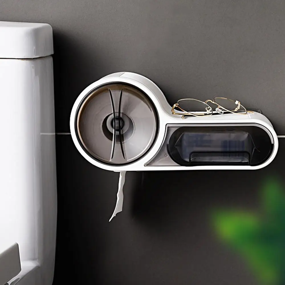 

Бесплатная Пробивка, коробка для салфеток, многофункциональный держатель для туалетной бумаги, пластиковый ящик для хранения, водонепрони...