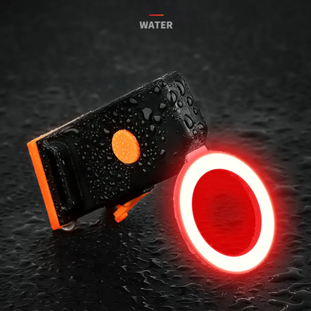 Горы велосипед светильник USB зарядка светодиодный Flash Light Хвост Задние огни s IPX2