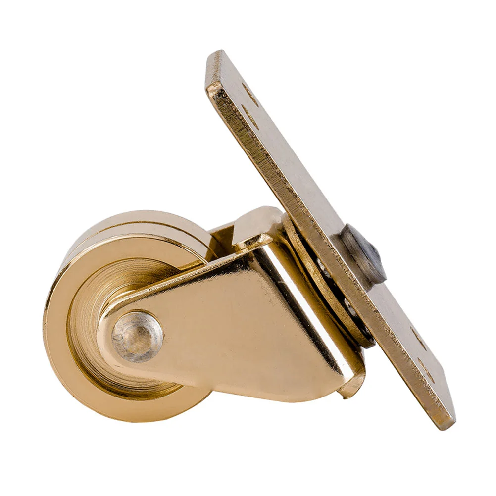 

1 Pc Sturdy And Practical Piano Metal Parts Small Brass Wheels Piano Caster (Golden)