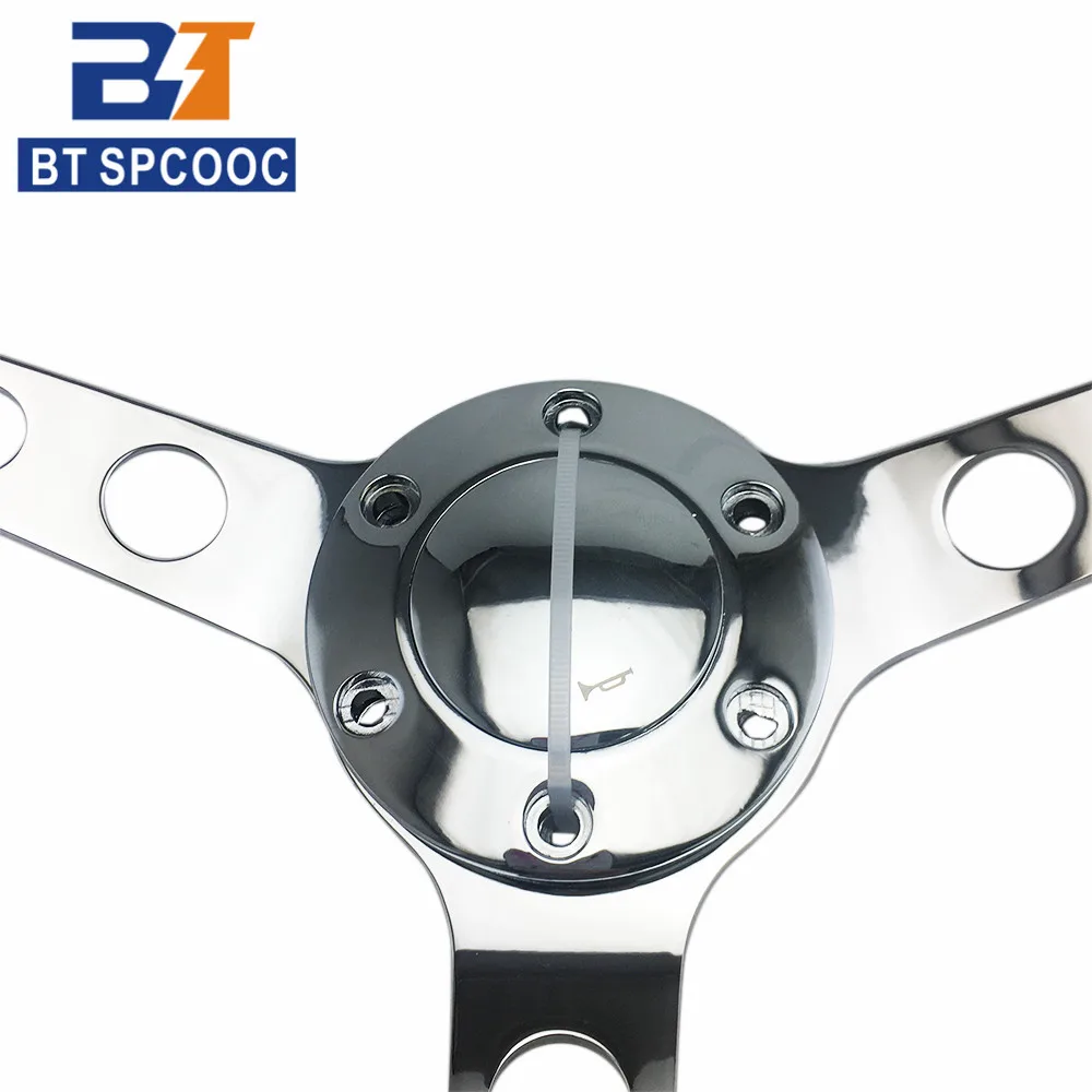 Универсальный Автомобильный руль 15 дюймов гальванический кронштейн