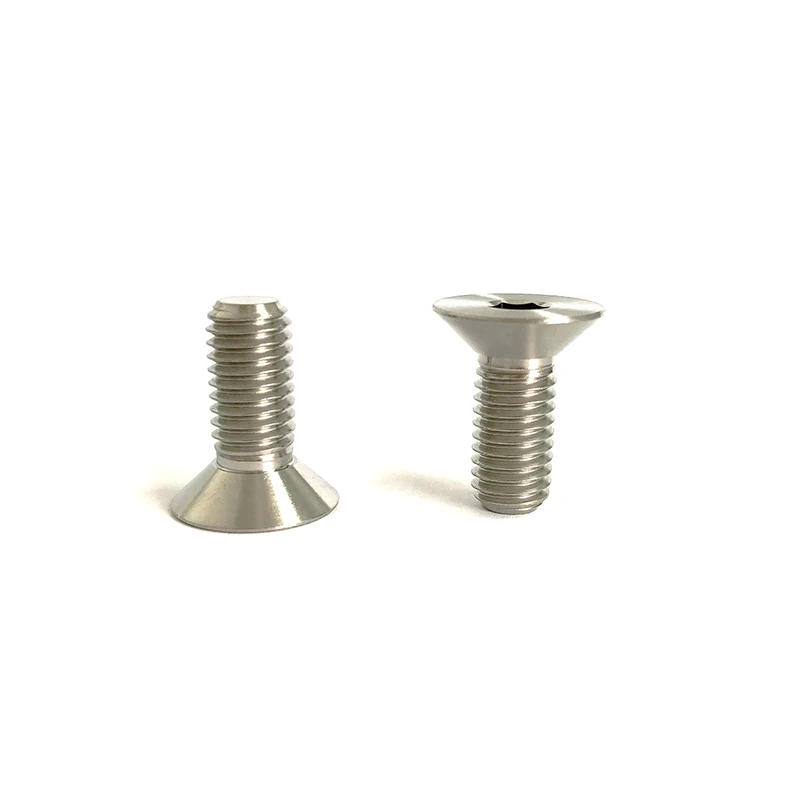 2 шт. M8 x20 Ti Болт плоский шестигранный гнездо разноцветный титановый винт крепеж