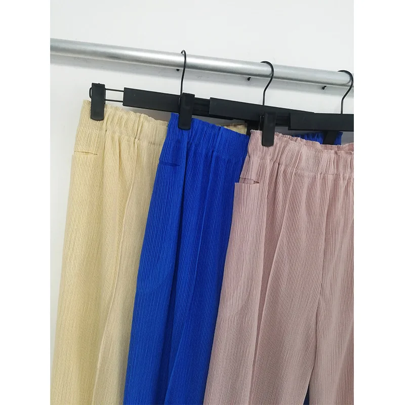 Pleated Wide Leg Pants Women's Loose 2020 Summer New Casual Pants