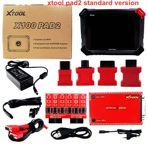 XTOOL X100 PAD2 PRO с KC100 OBD2 авто ключ программист X-100 PAD 2 коррекция одометра WiFi/диагностический инструмент Bluetooth DHL бесплатно - Цвет: X100 PAD2 Full Set