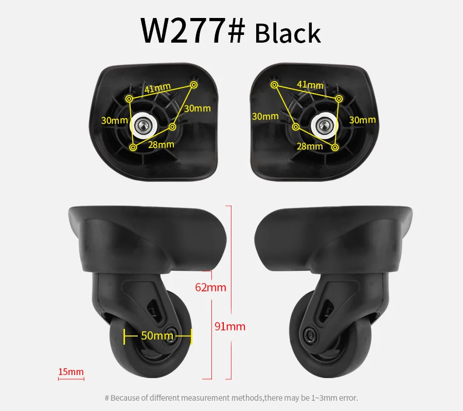 Luggage suitcase wheels repaired luggage roll universal pull rod box password  wheel parts  suitcase travel bag luggage casters