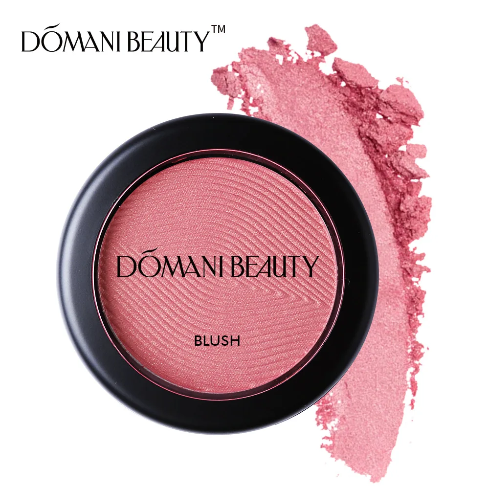 DOMANI Румяна Палитра щек лица минеральный пигмент Пудра брозер Косметика стойкий