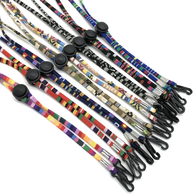 

Ethnic Style Adjustable Mask Hanging Rope Face Mask Lanyard Anti-lost Sunglasses Chain Ear Holder Neck Hang Rope Dropshipping