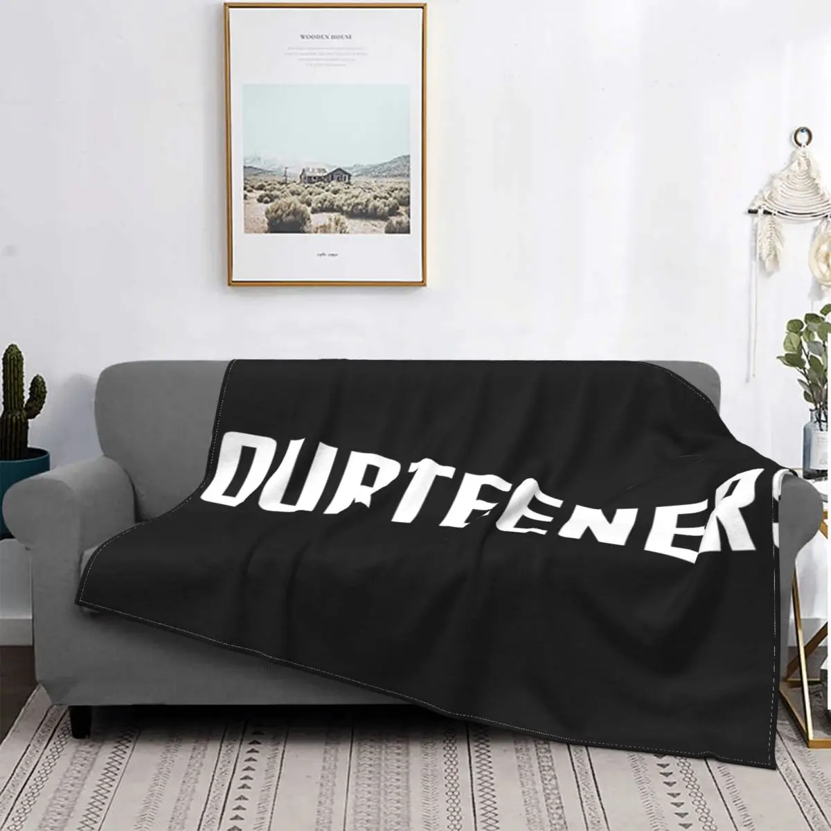 

Cobertor a cuadros para cama, manta con capucha para bebé, con texto 1