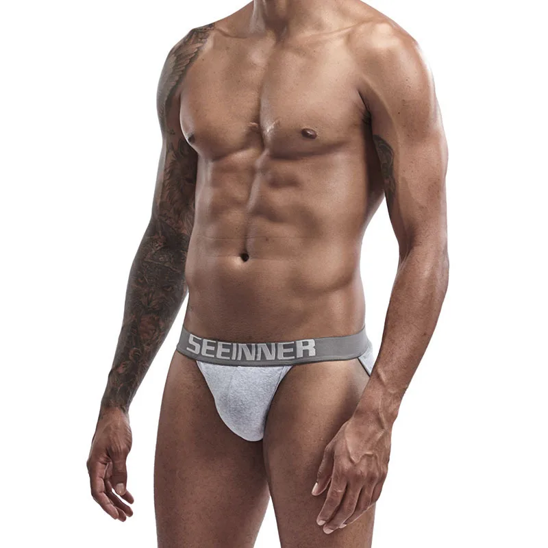 Мужское нижнее белье seeinside пикантное с заниженной талией трусы высокой посадкой