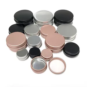50 шт. 5g 10 г 1 5g 20 г 30 г 50 г алюминиевые банки пустой косметический крем для макияжа Блестящий бальзам для губ металлические алюминиевые жестяные контейнеры