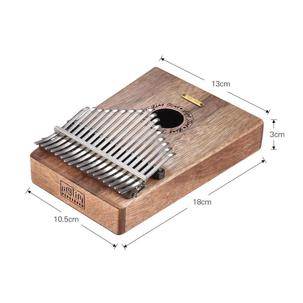 Линяющая K17SEQ 17-клавишным игрушечное пианино калимба Mbira встроенный пикап с