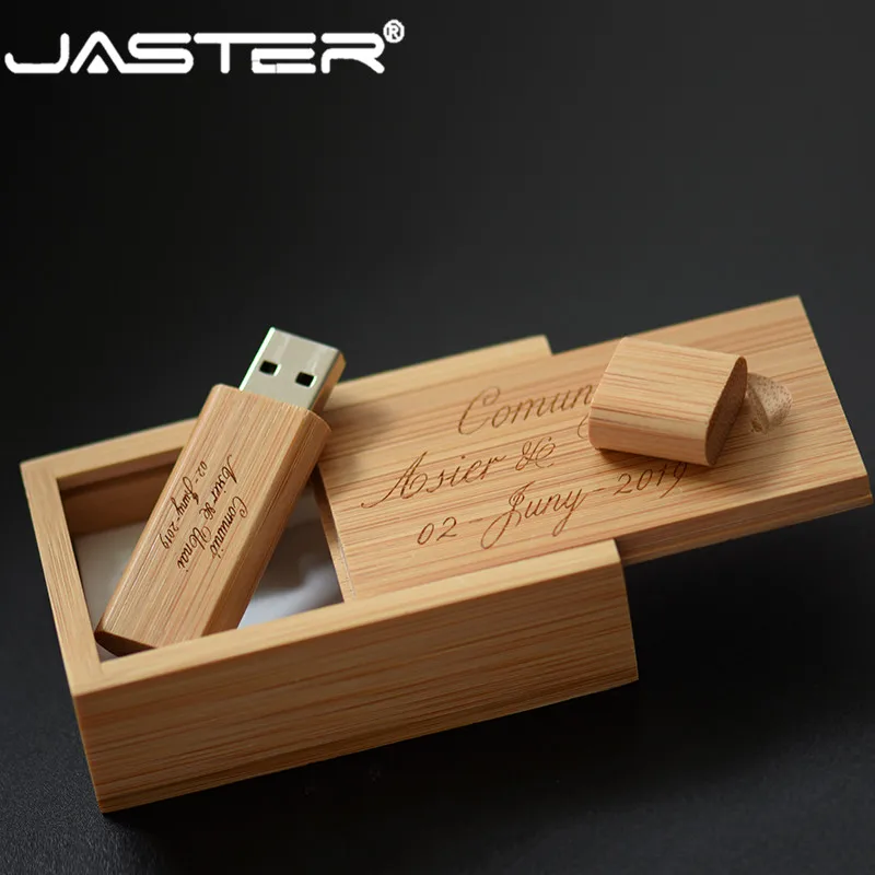 USB-флеш-накопитель JASTER деревянный с коробкой 4/8/16/32 ГБ | Компьютеры и офис