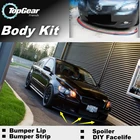 Дефлектор губ бампера для Volvo S40 S40L, передняя юбка спойлера ДЛЯ TG Friends для тюнинга автомобиля, комплект кузова, полоса