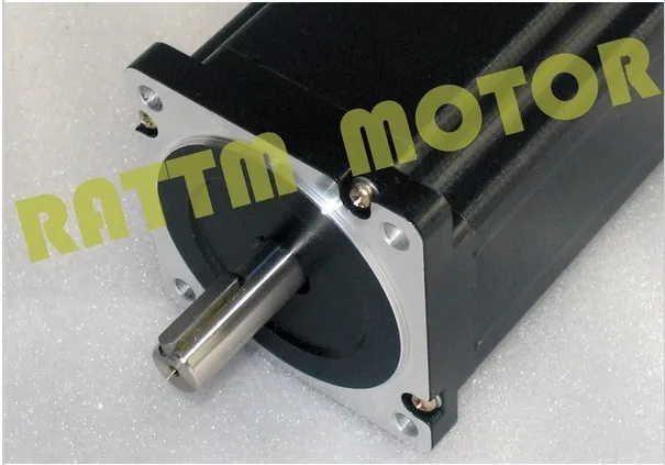 1 Ось Nema34 CNC шаговый двигатель двойной вал 154 мм/1600oz-in/5A 12N.m & CW8060 драйвер 6A/80VDC 256