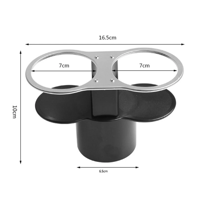 Double Holes Black Car Drink Holder Universal Mount Cup Automotive Bottle Auto Supplies Accessories | Автомобили и мотоциклы
