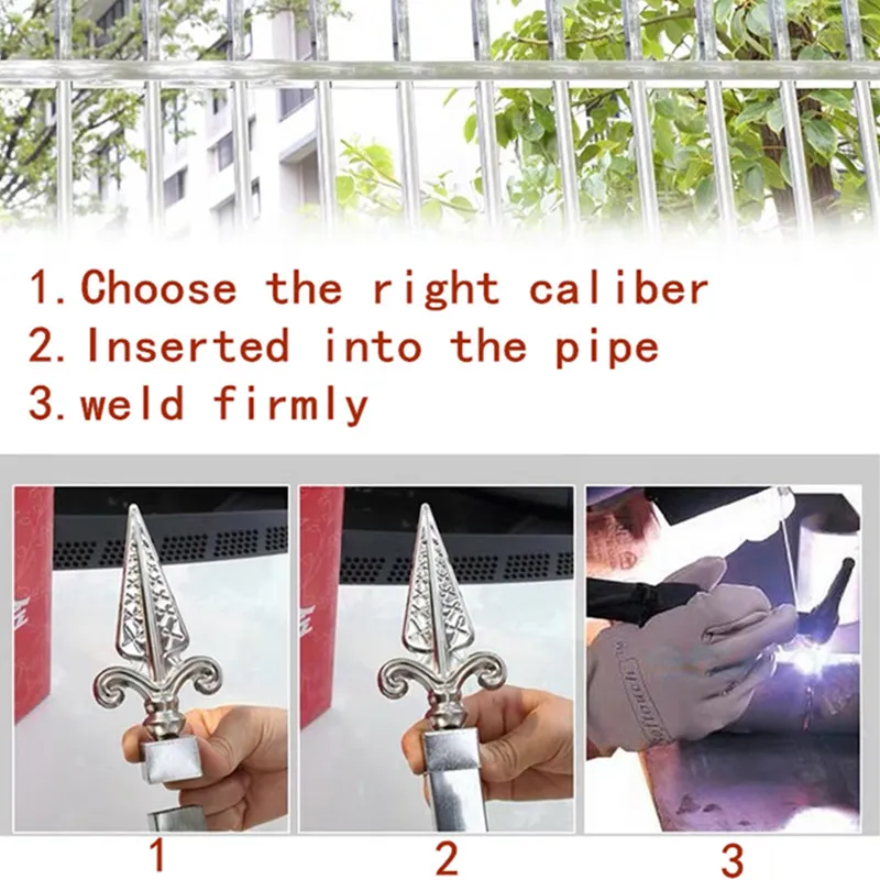 Украшение из титана 140 мм наконечник пистолета 304 хвост лестница ограждение крыша