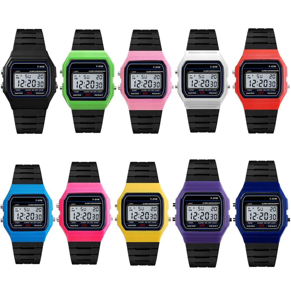 Силикон унисекс водонепроницаемые электронные Модные Часы повседневные