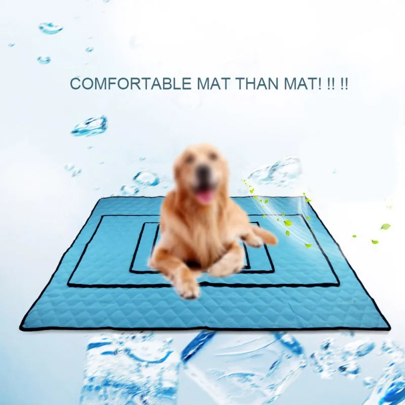 Dog Car Cooling Mat Pet Simple Anti-slip Cat Cool Pad Tear Resistant Breathable Cushion Resists Tearing Non Slip For | Дом и сад