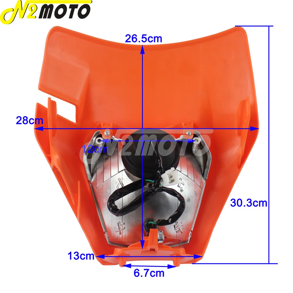 Универсальный велосипед внедорожник Enduro Emark наклейка на фары маска фару для XCW XC