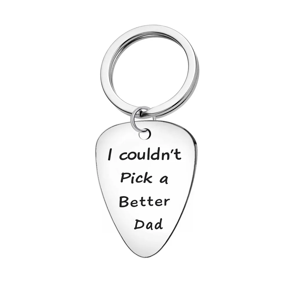 Лидер продаж модный брелок из нержавеющей стали подвеска для гитары аксессуары