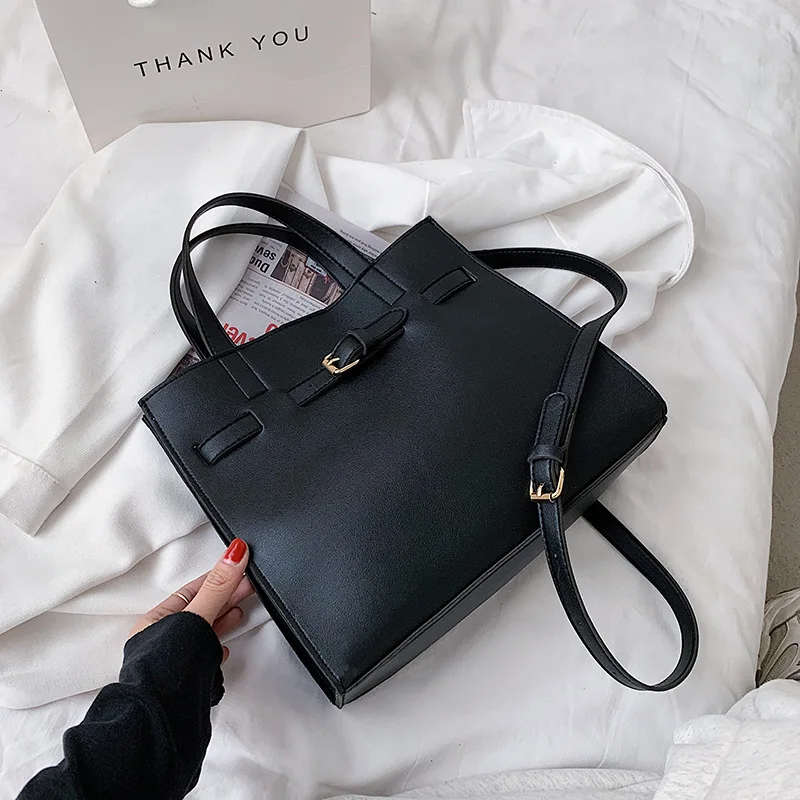 

European and American Casual Ladies One-shoulder Messenger Big Bag 2021 Net Red New Fashion Handbag Korean Net Red Tote Bag