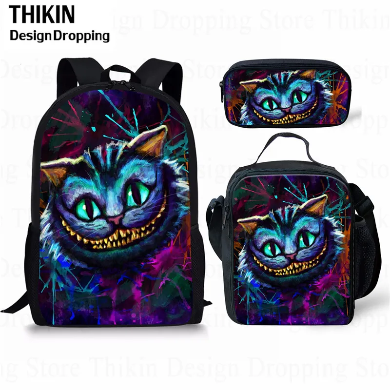 ALW0655CGK THIKN 3 шт школьная сумка набор Galaxy/Unicorn школьный рюкзак для подростков мальчиков девочек Студенческая дорожная сумка для книг школьные сумки для подарков - Цвет: ALW0655CGK