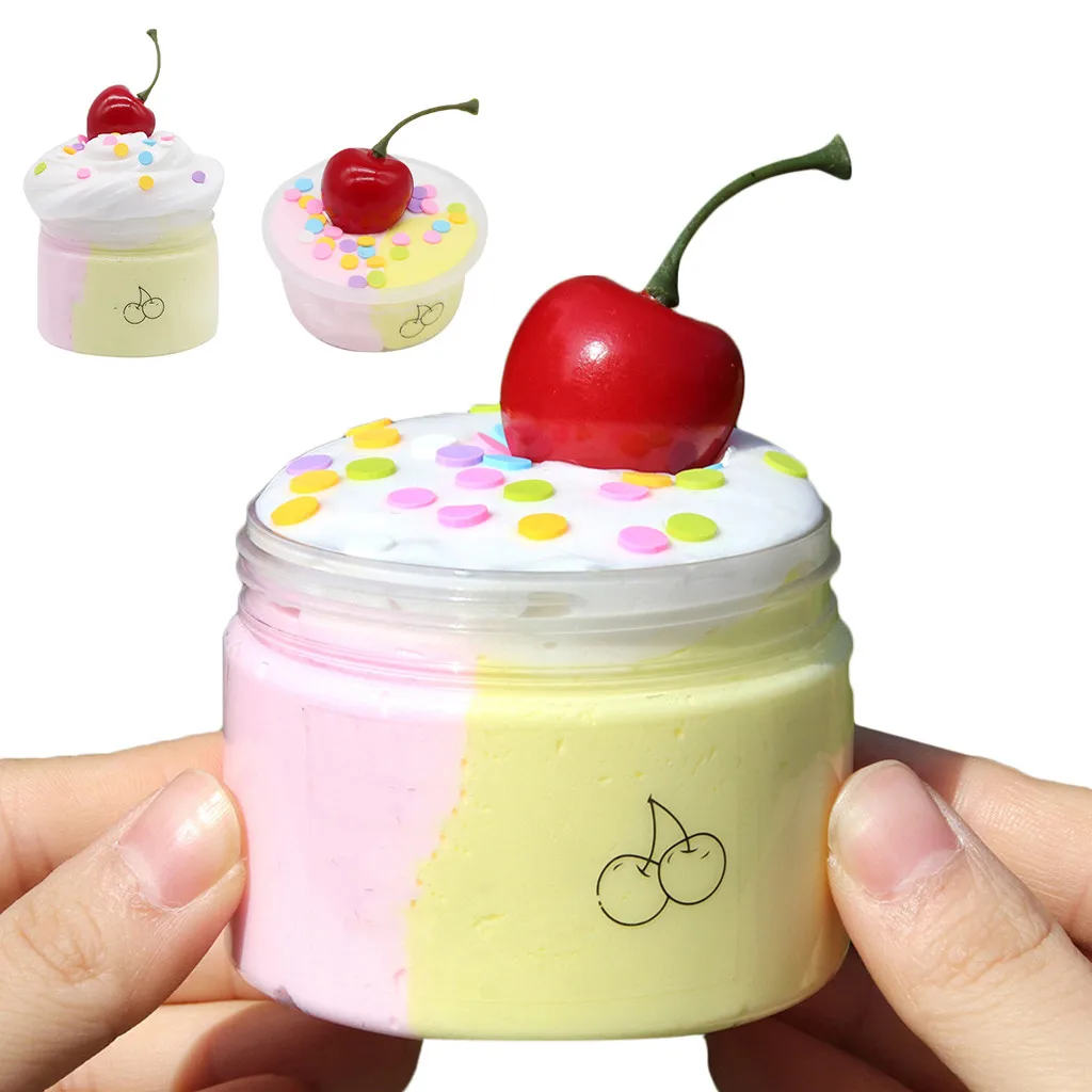 DIY Поставки слаймов набор для фруктов облачная слизь ароматизированный стресс
