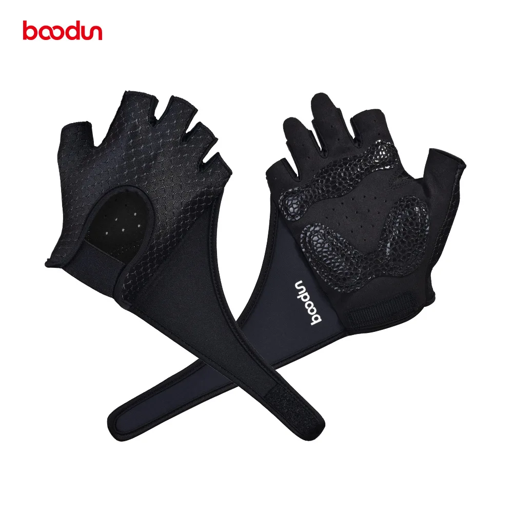 Мужские и женские спортивные перчатки BOODUN дышащие противоскользящие для