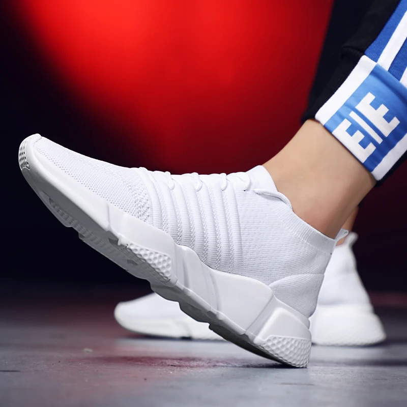 Размера плюс 48 Для мужчин повседневные кроссовки мужской Tenis Masculino дышащая