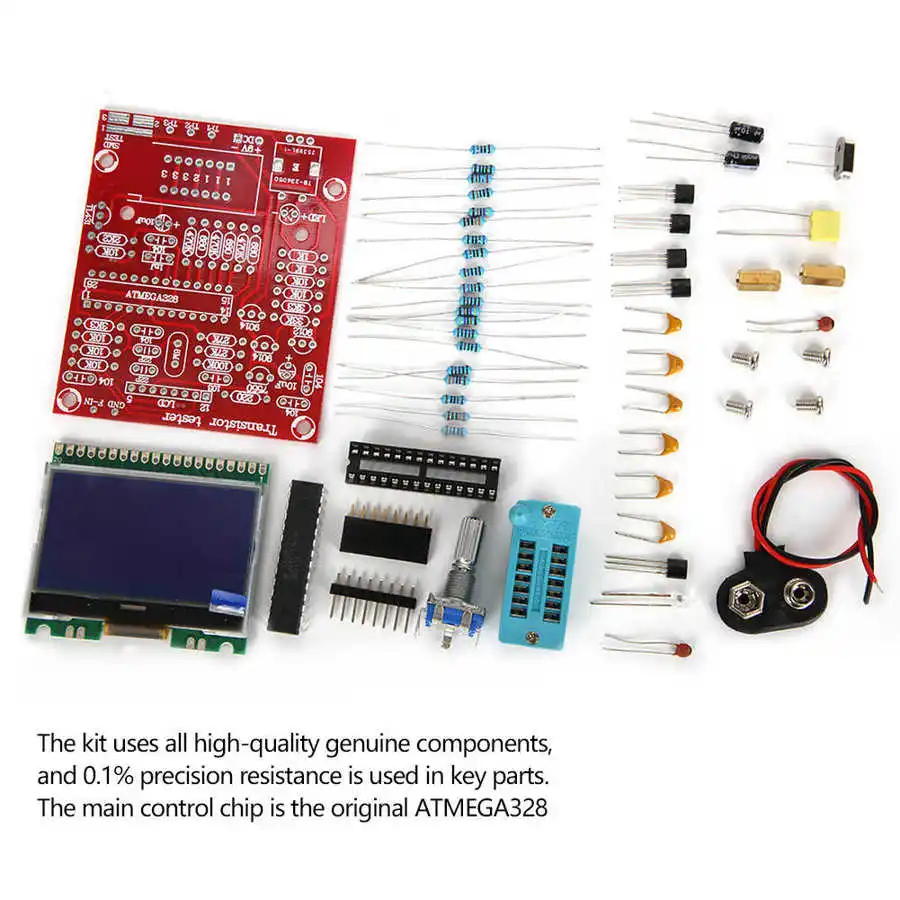 Тестер графических транзисторов измеритель частоты и емкости ESR PWM генератор с TFT