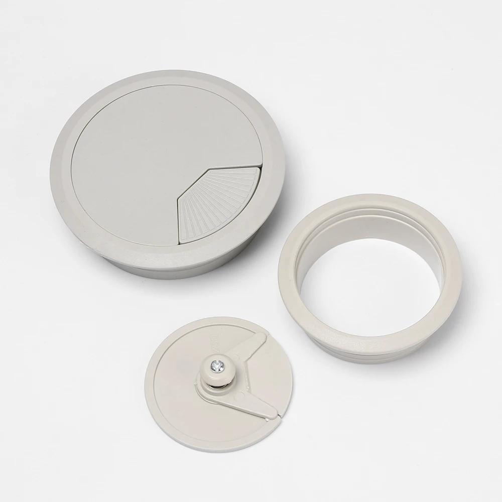 1 шт. 60/80 мм пластиковый круглый стол крышка провода основание компьютерный