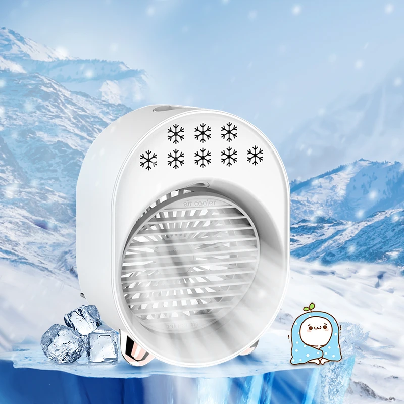 Воздушный кулер 3 скорости USB-вентилятор настольный мини-кондиционер с ночной