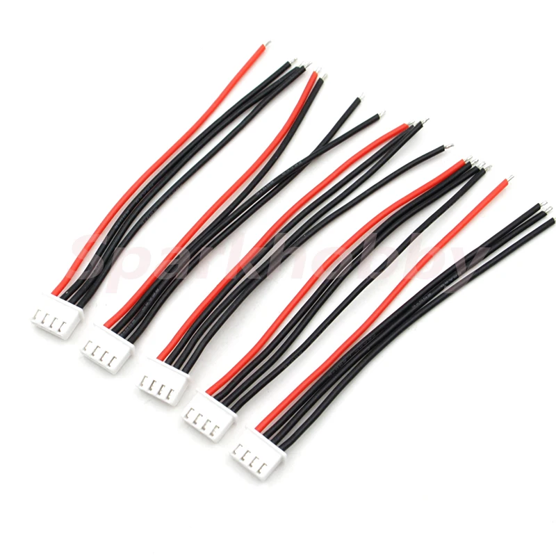 5 шт sparkhobby 10 см 100 мм 2s 3s 4s 6s 3457 pin 22awg удлинитель