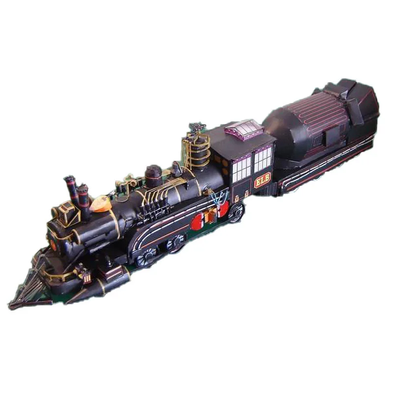 

The Doctor's Train 3D Paper Model In The Movie "back To The Future" Papercraft Handmade Model Toy Educational Toys