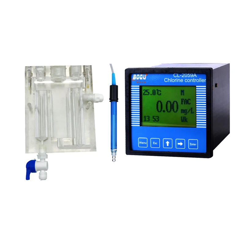 

digital electronic water chlorine and ph sensor tester