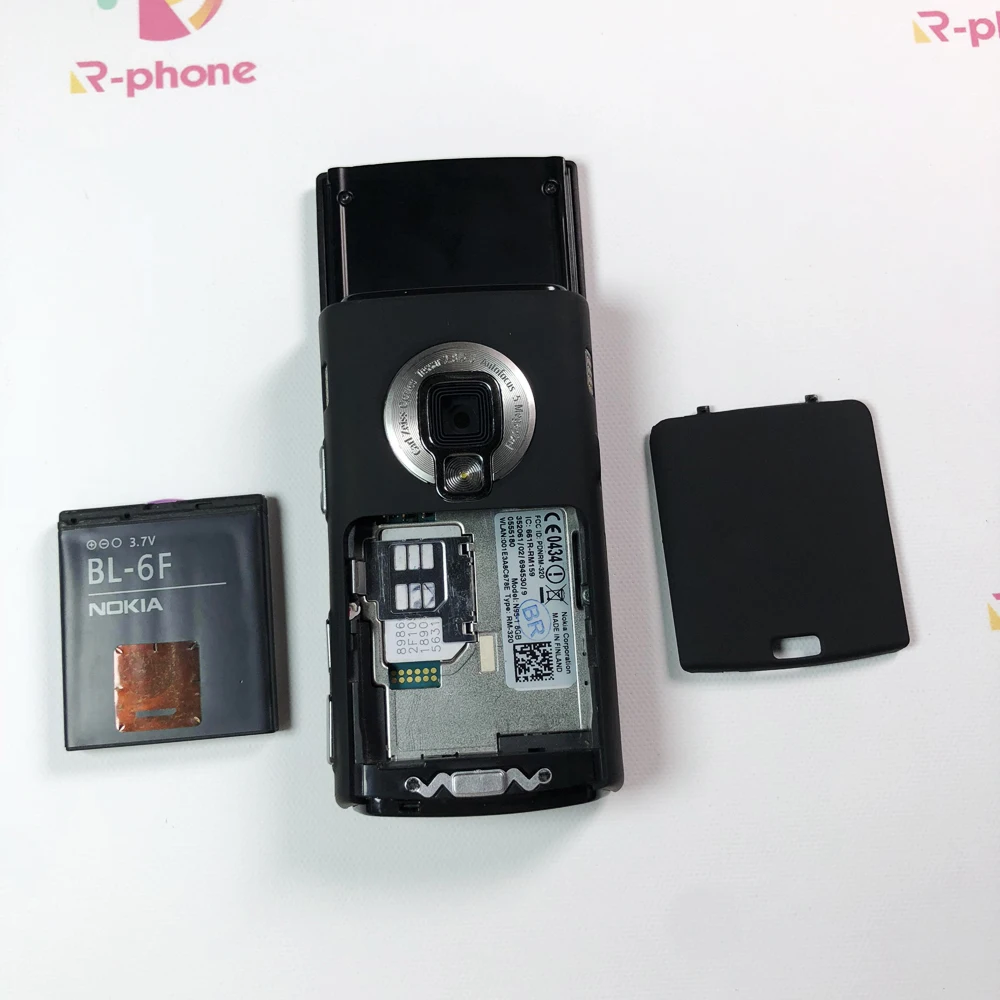 NOKIA N95 Восстановленный мобильный телефон 3G 5MP Wifi GPS 2 8 'экран Гб GSM русская