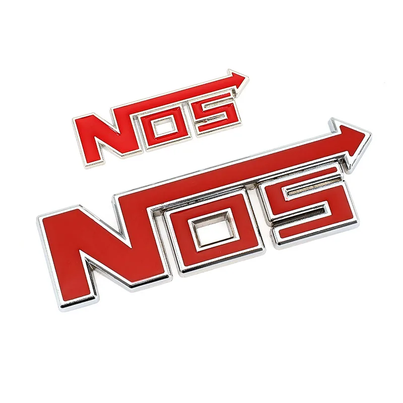 Металлический 3d-логотип NOS эмблема передней решетки радиатора значок