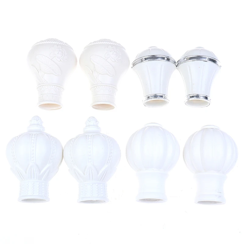 2 предмета в комплекте разные размеры Шторы стержень Кепки Наконечники Пластик