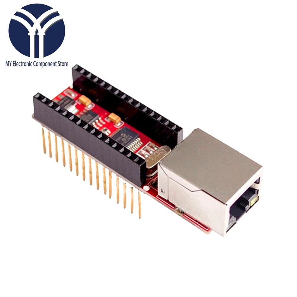 Сетевой мини-модуль ENC28J60 Ethernet-экран для интерфейса Nano SPI локальная сеть модуль
