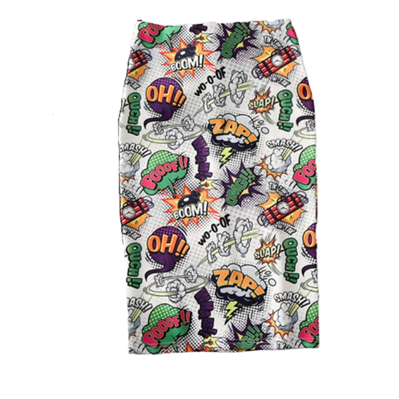 Женская облегающая юбка карандаш Повседневная в стиле Харадзюку с высокой