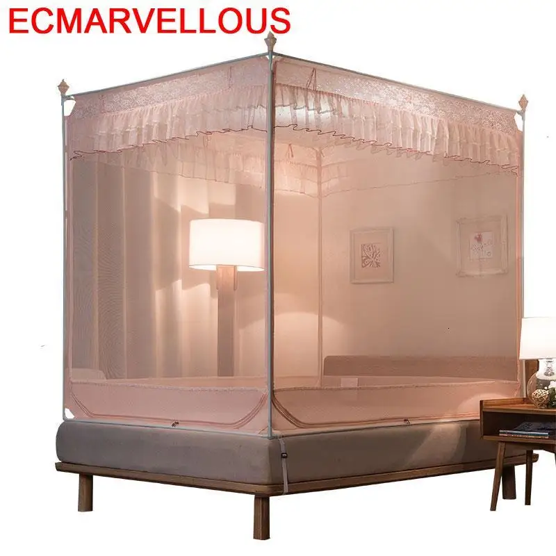 Baldachin Dekoration Декор для комнаты Mosquiteiros Para Cama Adulto кровать освещенная детская Moustiquaire Mosquitera навес Klamboe москитная сетка