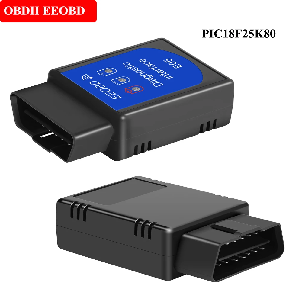 Сканер неисправностей двигателя V1.5 PIC18F25K80 OBD2 ELM327 WIFI OBDII для VW AUDI BMW FORD Toyota Honda Nissan