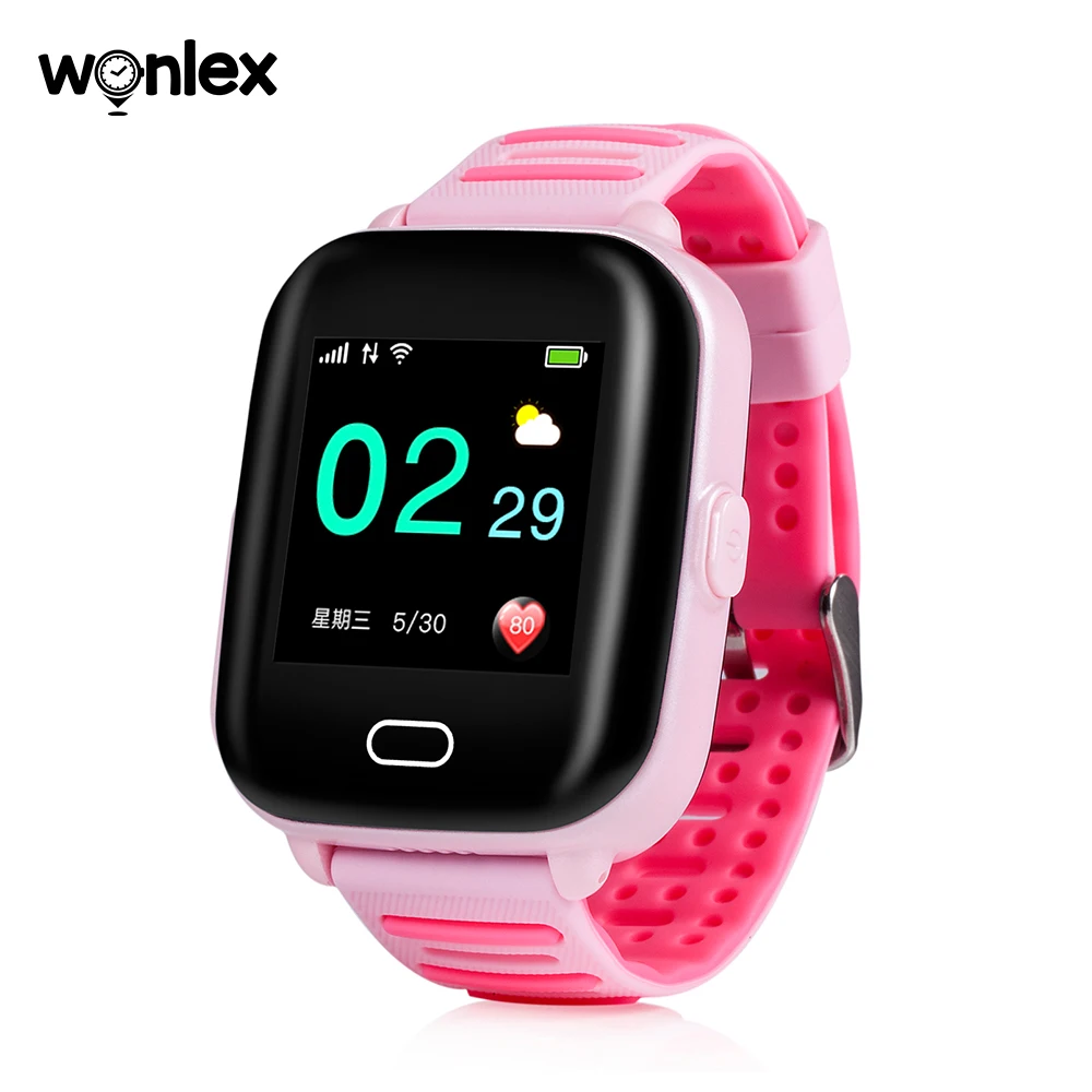 

Wonlex KT02 Smart Watch Kids 3G GPS WiFi Location Tracker Waterproof IP67 Baby Positioning SOS Phone Calling Help Alarm Watches