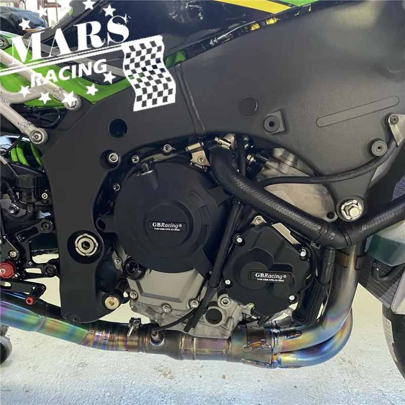 Для Kawasaki ZX10R 2011 2012 2013 2014 2015 2016 2017 2018 2019 2020 2021 Защитная крышка двигателя с защитой от