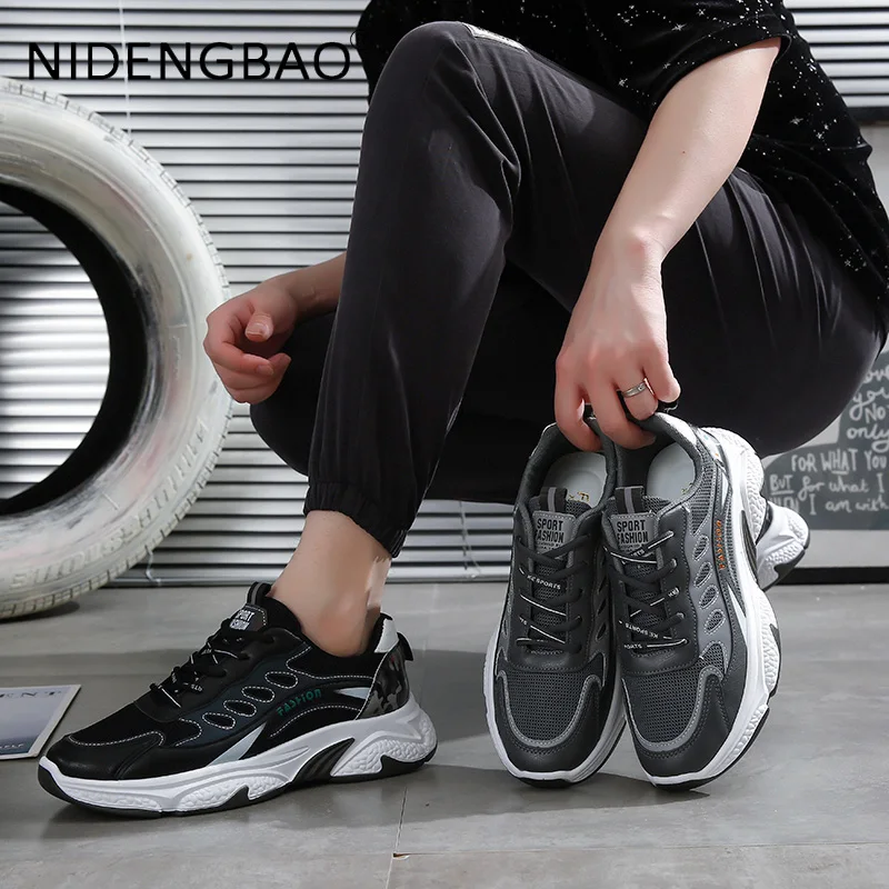 Running Shoes For Men Breathable Outdoor Sneakers Walking Jogging Gym Trainning Athletic Trainers Male Casual Sports Shoes