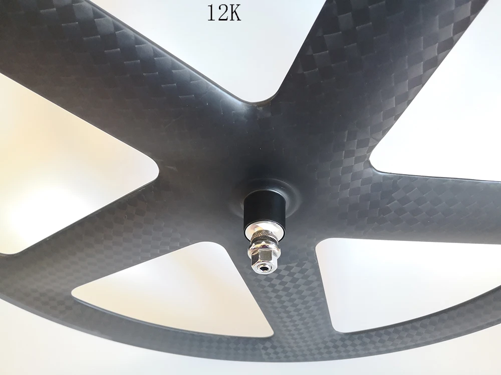 Powerelease 700c 5 спицы, колеса для байка дорожный трубчатый клинчер карбоновая колесная дорожка фиксированная передача колеса велосипеда TT Велоспорт